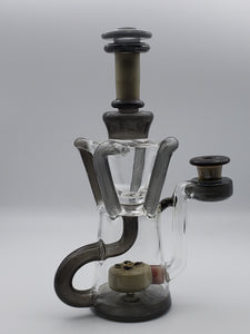 Beautiful Quad Recycler Set by Heart and Mind Glass