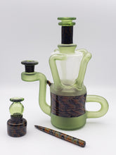 Load image into Gallery viewer, Heady Quad Recycler Rig Set by Heart and Mind glass