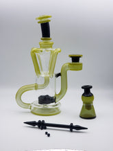 Load image into Gallery viewer, Quad recycler matching set by Heart and Mind glass