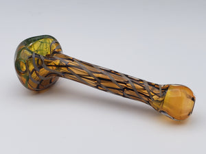 Grey Striped and Colorful Swirl Spoon