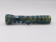Load image into Gallery viewer, Green and Blue Swirl Chillum