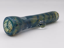 Load image into Gallery viewer, Green and Blue Swirl Chillum