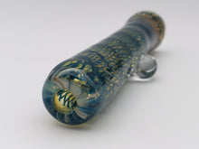 Load image into Gallery viewer, Green and Blue Swirl Chillum