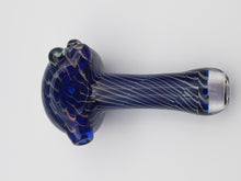 Load image into Gallery viewer, Blue Heady Spoon w/ Brown and Green Accents