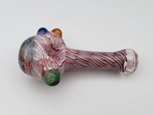 Load image into Gallery viewer, Pink and Colorful Explosive Spoon By Key Glass