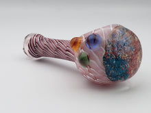 Load image into Gallery viewer, Pink and Colorful Explosive Spoon By Key Glass