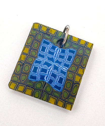 Chipstack Pendant by Cajun Glass