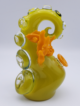 Load image into Gallery viewer, Aquatic themed rig by Twinkle Toes Glassware