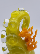 Load image into Gallery viewer, Aquatic themed rig by Twinkle Toes Glassware