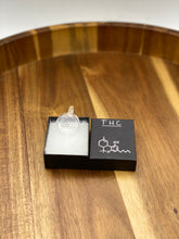 Load image into Gallery viewer, Small Clear THC Molecule Pendant