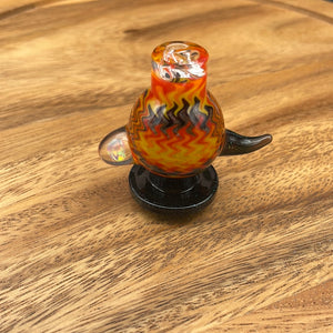 Flame Wig Wag Carp Cap by Carpenter Glass