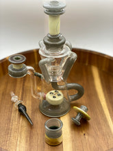 Load image into Gallery viewer, Beautiful Quad Recycler Set by Heart and Mind Glass