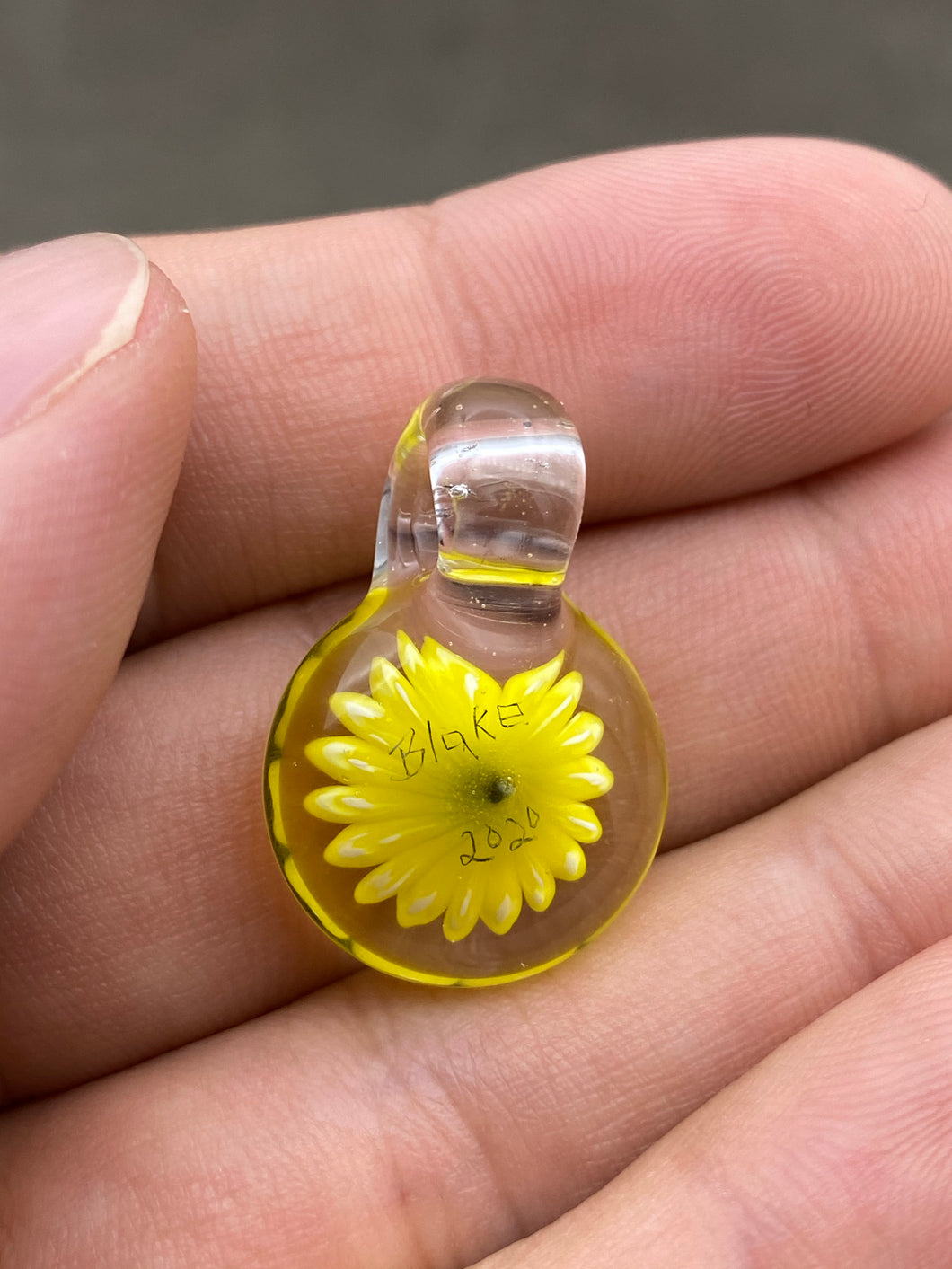 Small Sunflower Pendants
